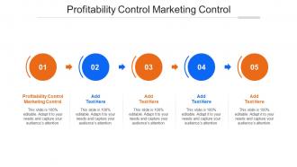 Profitability Control Marketing Control In Powerpoint And Google Slides Cpb