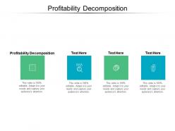 Profitability decomposition ppt powerpoint presentation file topics cpb