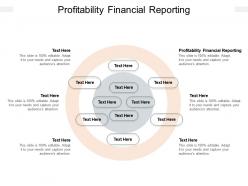 Profitability financial reporting ppt powerpoint presentation background cpb