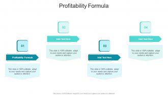 Profitability Formula In Powerpoint And Google Slides Cpb