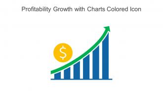 Profitability Growth With Charts Colored Icon In Powerpoint Pptx Png And Editable Eps Format