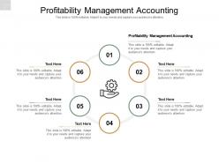 Profitability management accounting ppt powerpoint presentation summary visual aids cpb