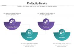 Profitability metrics ppt powerpoint presentation model inspiration cpb