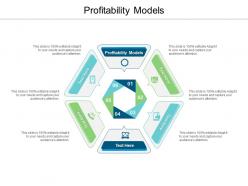 Profitability models ppt powerpoint presentation infographics skills cpb