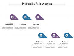 Profitability ratio analysis ppt powerpoint presentation styles slides cpb
