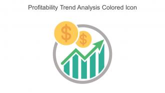 Profitability Trend Analysis Colored Icon In Powerpoint Pptx Png And Editable Eps Format