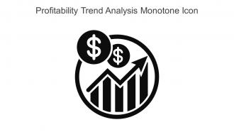 Profitability Trend Analysis Monotone Icon In Powerpoint Pptx Png And Editable Eps Format