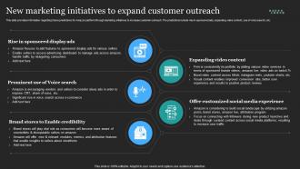 Profitable Amazon Global Business New Marketing Initiatives To Expand Customer Outreach