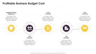 Profitable Business Budget Cost In Powerpoint And Google Slides Cpb