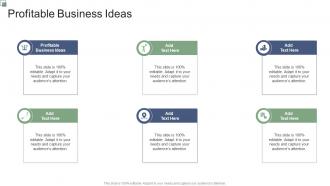 Profitable Business Ideas In Powerpoint And Google Slides Cpb