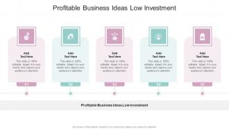 Profitable Business Ideas Low Investment In Powerpoint And Google Slides Cpb