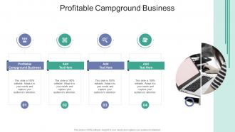 Profitable Campground Business In Powerpoint And Google Slides Cpb