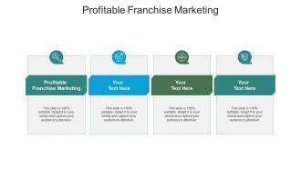 Profitable franchise marketing ppt powerpoint presentation visual aids files cpb