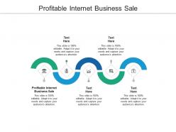 Profitable internet business sale ppt powerpoint presentation summary file formats cpb