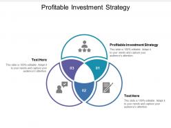 Profitable investment strategy ppt powerpoint presentation gallery background designs cpb
