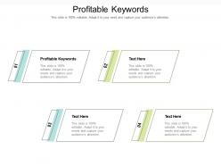 Profitable keywords ppt powerpoint presentation icon templates cpb