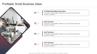 Profitable Small Business Ideas In Powerpoint And Google Slides Cpb