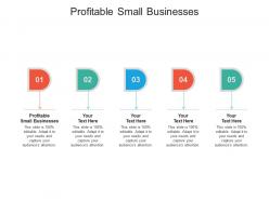 Profitable small businesses ppt powerpoint presentation model good cpb