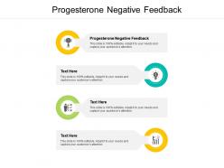 Progesterone negative feedback ppt powerpoint presentation pictures information cpb