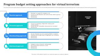 Program Budget Setting Approaches For Virtual Terrorism