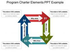 Program charter elements ppt example