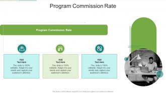 Program Commission Rate In Powerpoint And Google Slides Cpb