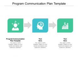 Program communication plan template ppt powerpoint professional show cpb