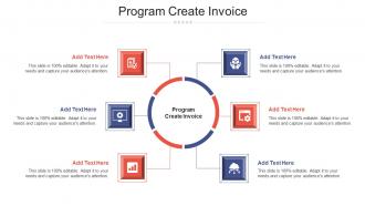 Program Create Invoice Ppt Powerpoint Presentation Professional Background Designs Cpb