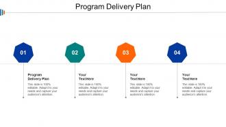 Program Delivery Plan Ppt Powerpoint Presentation Show Format Ideas Cpb