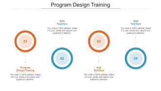 Program Design Training Ppt Powerpoint Presentation Outline Display Cpb