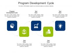Program development cycle ppt powerpoint presentation professional slide cpb