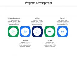 Program development ppt powerpoint presentation ideas cpb