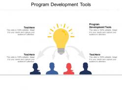 Program development tools ppt powerpoint presentation gallery inspiration cpb