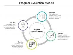 Program evaluation models ppt powerpoint presentation ideas show cpb