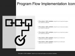 Program Flow Implementation Icon
