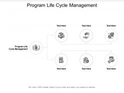 Program life cycle management ppt powerpoint presentation professional format cpb