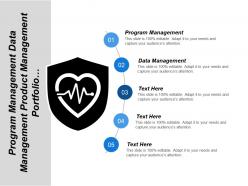 Program management data management product management portfolio management
