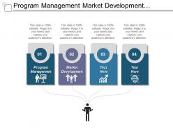 Program management market development service management cross channel marketing cpb