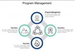Program management ppt powerpoint presentation gallery clipart images cpb