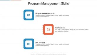 Program Management Skills In Powerpoint And Google Slides Cpb