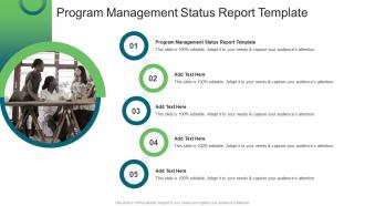 Program Management Status Report Template In Powerpoint And Google Slides Cpb