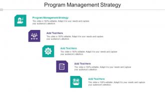 Program Management Strategy Ppt Powerpoint Presentation Inspiration Slide Cpb