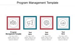 Program management template ppt powerpoint presentation slides microsoft cpb
