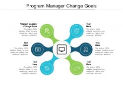 Program manager change goals ppt powerpoint presentation gallery graphics pictures cpb