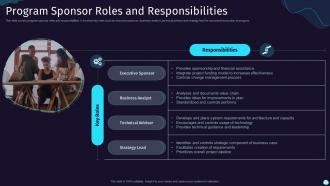 Program Sponsor Roles And Responsibilities