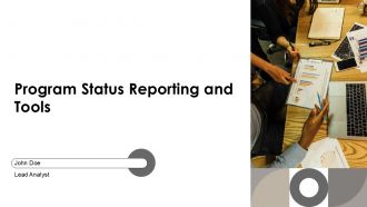 Program Status Reporting And Tools PPT PowerPoint AT