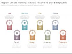 Program Venture Planning Template Powerpoint Slide Backgrounds