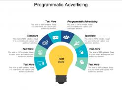 Programmatic advertising ppt powerpoint presentation icon influencers cpb