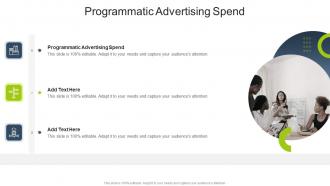 Programmatic Advertising Spend In Powerpoint And Google Slides Cpb
