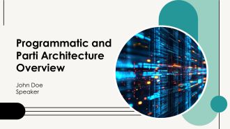 Programmatic And Parti Architecture Overview PPT Demonstration AT